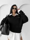 Sweter damski OLAVOGA ZOTO 2025 czarny - maWer Fashion