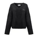 Sweter damski OLAVOGA ZOTO 2025 czarny - maWer Fashion