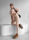Komplet damski OLAVOGA LAROSE 2025 beż - maWer Fashion