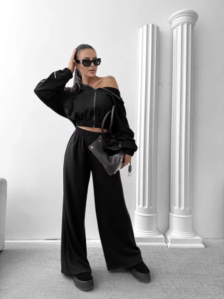 Komplet damski OLAVOGA MISTY LANE czarny - maWer Fashion