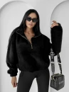 Bluza damska OLAVOGA OATWOOD 2025 czarna - maWer Fashion