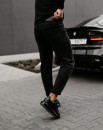 Spodnie jeansowe męskie OLVOGA RAVIS 2025 czarne - maWer Fashion
