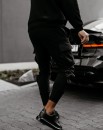 Spodnie męskie OLAVOGA FLYNN 2025 czarne - maWer Fashion