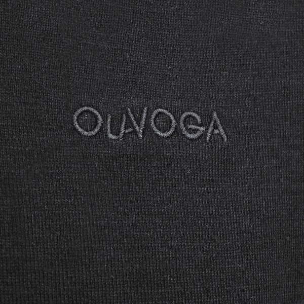 Sweter męski OLAVOGA MEW 2025 czarny - maWer Fashion