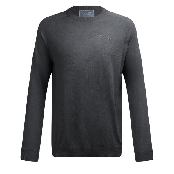 Sweter męski OLAVOGA MEW 2025 czarny - maWer Fashion