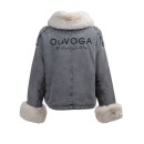 Kurtka damska OLAVOGA MONDEO 2025 szary - mawershop