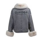 Kurtka damska OLAVOGA MONDEO 2025 szary - mawershop