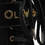 Buty workery damskie OLAVOGA DICE 2025 czarne - mawershop