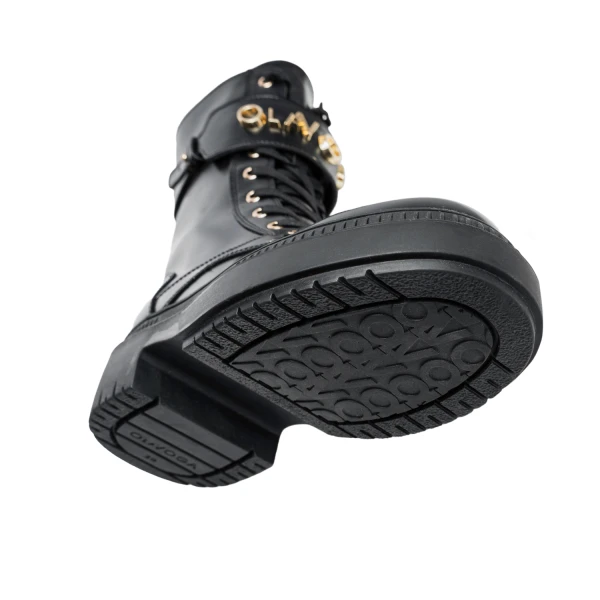 Buty workery damskie OLAVOGA DICE 2025 czarne - mawershop