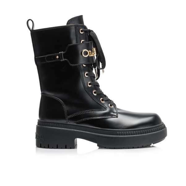 Buty workery damskie OLAVOGA DICE 2025 czarne - mawershop