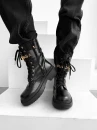 Buty workery damskie OLAVOGA DICE 2025 czarne - mawershop