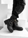Buty workery damskie OLAVOGA DICE 2025 czarne - mawershop