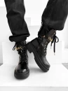 Buty workery damskie OLAVOGA DICE 2025 czarne - mawershop
