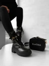 Buty workery damskie OLAVOGA DICE 2025 czarne - mawershop