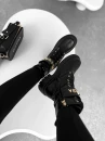 Buty workery damskie OLAVOGA DICE 2025 czarne - mawershop