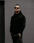 Bluza męska OLAVOGA ZAER 2025 czarna - maWer Fashion