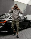 Bluza męska OLAVOGA ZAER 2025 szara - maWer Fashion
