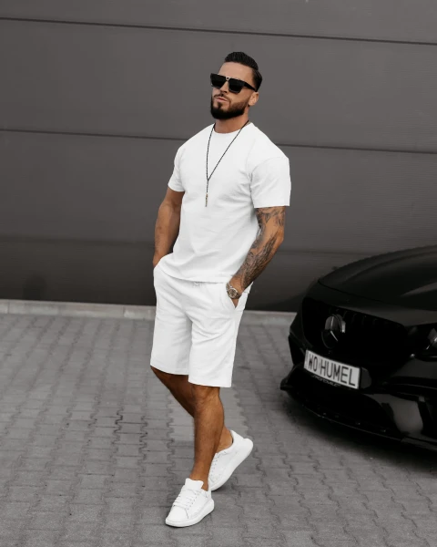 Komplet męski OLAVOGA XAER 2025 ecru - maWer Fashion
