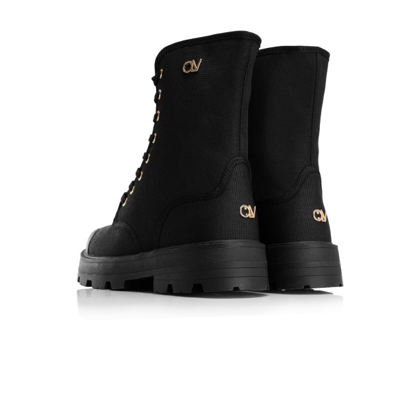 Buty damskie workery OLAVOGA PASSY 2025 czarne - mawershop.pl