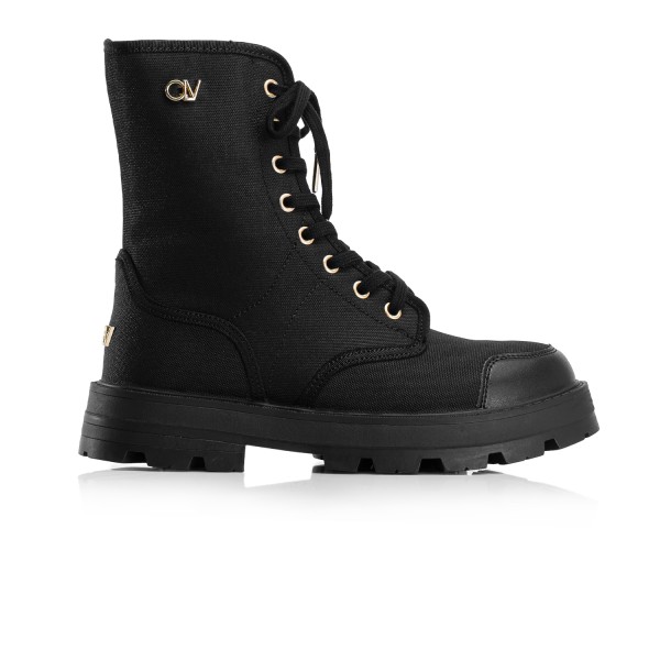 Buty damskie workery OLAVOGA PASSY 2025 czarne - mawershop.pl