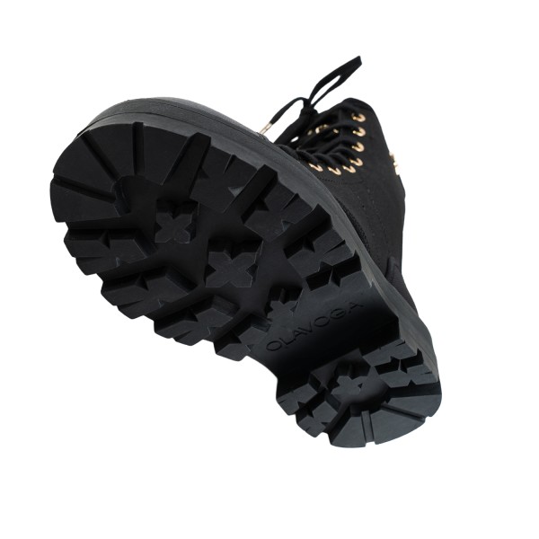 Buty damskie workery OLAVOGA PASSY 2025 czarne - mawershop.pl