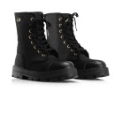 Buty damskie workery OLAVOGA PASSY 2025 czarne - mawershop.pl