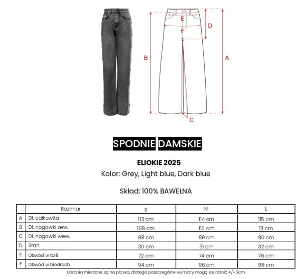 Spodnie damskie OLAVOGA ELIOKIE 2025 - maWer Fashion