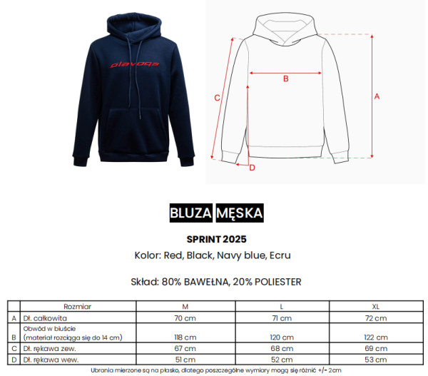 Bluza męska OLAVOGA SPRINT 2025 - maWer Fashion