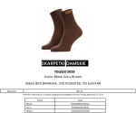 Skarpetki damskie OLAVOGA TOLEDO 2025 brązowe - maWer Fashion