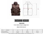 Kamizelka damska OLAVOGA RAIN 2025 ecru - maWer Fashion