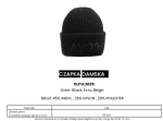 Czapka damska OLAVOGA OLITA 2025 ecru - maWer Fashion