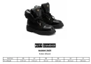 Buty damskie workery OLAVOGA BADDIE 2025 czarne - maWer Fashion