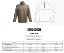 Bluza polarowa męska OLAVOGA LUMIS 2025 czarna - maWer Fashion