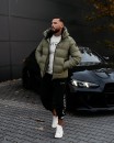 Zimowa kurtka męska OLAVOGA SPARKNOING 2025 khaki - maWer Fashion