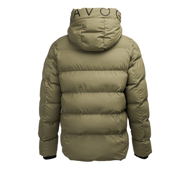 Zimowa kurtka męska OLAVOGA SPARKNOING 2025 khaki - maWer Fashion