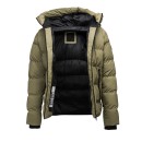 Zimowa kurtka męska OLAVOGA SPARKNOING 2025 khaki - maWer Fashion