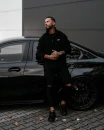 Bluza polarowa męska OLAVOGA LUMIS 2025 czarna - maWer Fashion