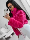 kurtka Futrzana kurtka damska OLAVOGA VESPERA 2025 róż - maWer Fashion722.jpg