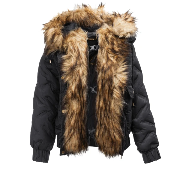 Zimowa kurtka damska OLAVOGA RAURE 2025 czarna - maWer Fashion
