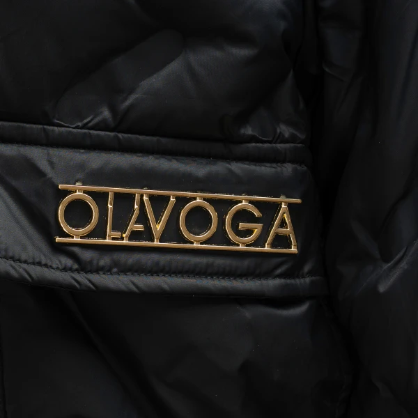 Zimowa kurtka damska OLAVOGA RAURE 2025 czarna - maWer Fashion