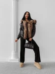 Zimowa kurtka damska OLAVOGA RAURE 2025 czarna - maWer Fashion