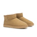 Śniegowce damskie OLAVOGA CRUSHY 2025 beż  - maWer Fashion