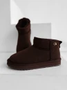 Śniegowce damskie OLAVOGA CRUSHY 2025 brąz  - maWer Fashion