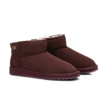 Śniegowce damskie OLAVOGA CRUSHY 2025 bordo  - maWer Fashion