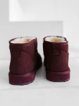 Śniegowce damskie OLAVOGA CRUSHY 2025 bordo  - maWer Fashion