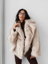 Kurtka damska OLAVOGA CUAR 2025 beż - maWer Fashion