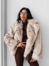 Kurtka damska OLAVOGA CUAR 2025 beż - maWer Fashion
