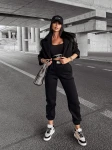 Marynarka damska OLAVOGA MOCHA czarna  - maWer Fashion