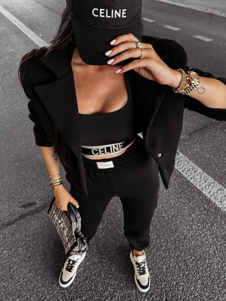 Marynarka damska OLAVOGA MOCHA czarna  - maWer Fashion