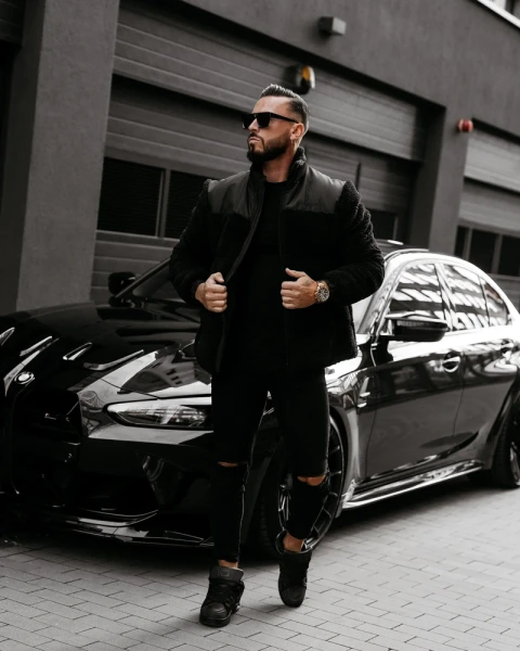 Kurtka męska OLAVOGA VAAS 2025 czarna - maWer Fashion
